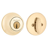 Kwikset 6603RCALRCSK3BX Deadbolt, Polished Brass, 2-3/8 to 2-3/4 in Backset, K3 Keyway, Pack of 3