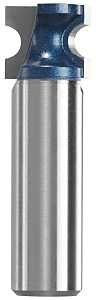Bosch 84432MC Router Bit, 19/32 in Dia Cutter, 1/2 in L Cutting, 2 in OAL, 1/2 in Dia Shank, 2-Cutter, Steel