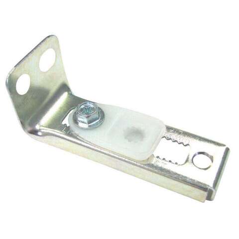 Ace Silver/White Steel Pivot Track Bracket 1 pc