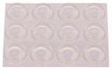 ProSource FE-50762B-PS Furniture Bumper Pad, 1/2 in, Disk, PU