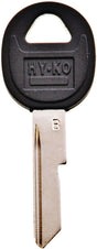 Hy-Ko 12005B49 Key Blank, Brass, Nickel, B49 Key Number, Pack of 5