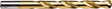 Irwin 63915 Jobber Drill Bit, 15/64 in Dia, 3-7/8 in OAL, Spiral Flute, 2-Flute, 15/64 in Dia Shank, Straight Shank