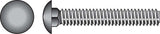 HILLMAN 5/16 in. X 6 in. L Hot Dipped Galvanized Steel Carriage Bolt 50 pk