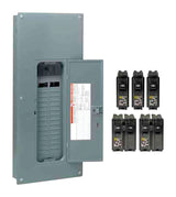 Square D HomeLine 200 amps 120/240 V 30 space 60 circuits Wall Mount Load Center Main Breaker Kit