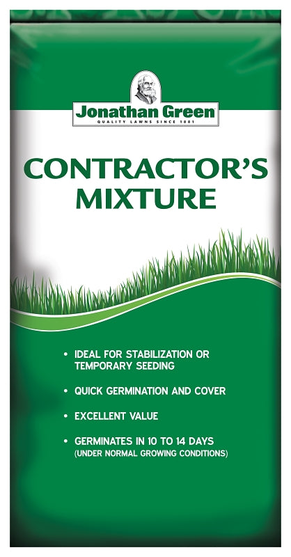 Jonathan Green 11458 Contractors Mix Grass Seed, 25 lb Bag
