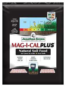 Jonathan Green Mag-I-Cal 11355 Soil Food, 54 lb Bag, Granular, Brown/Gray