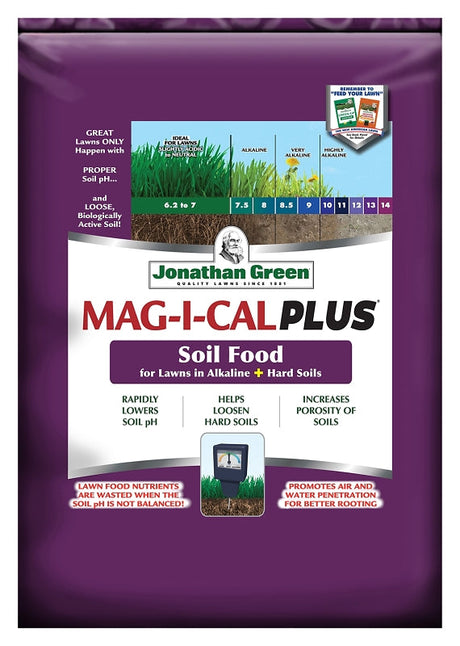 Jonathan Green Mag-I-Cal 11356 Lawn Fertilizer, 18 lb, Granular