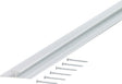 M-D 67165 Moulding Divider, 96 in D, 1-3/8 in W, Aluminum