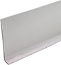 M-D 75499 Wall Base, 120 ft L, 4 in W, Vinyl, Gray/Silver
