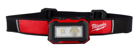 Milwaukee 2012R Rechargeable Headlamp and Task Light, Lithium-Ion Battery, LED Lamp, 450, Spot, Flood Beam
