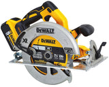 DEWALT DCS570P1 Circular Saw, Battery Included, 20 V, 5 Ah, 7-1/4 in Dia Blade, 57 deg Bevel