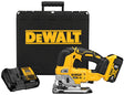 DEWALT DCS334P1 Jig Saw Kit, Battery Included, 20 V, 5 Ah, 3/8 in Cutting Capacity, 1 in L Stroke, 0 to 3200 spm