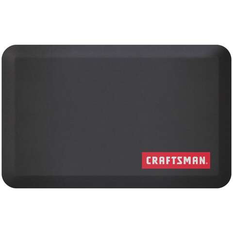 Craftsman 20 in. W X 32 in. L Black Polyurethane Foam Anti Fatigue Mat