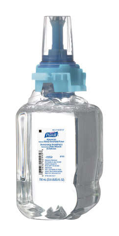 Purell Refreshing Scent Antibacterial Advanced Hand Sanitizer Refill 23.6 oz, Pack of 4