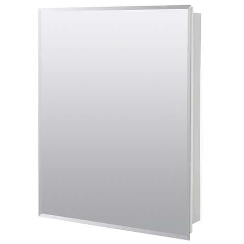 Zenna Home 30.5 in. H X 24.25 in. W X 5 in. D Rectangle Medicine Cabinet/Mirror