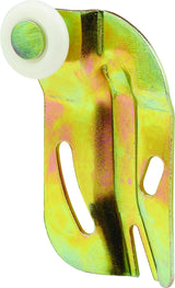 Prime-Line N 6508 Roller Assembly, 3/4 in Dia Roller, 1/4 in W Roller, Nylon, Brown, 1-Roller