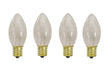 Santas Forest 28788 Filament Bulb, C7 Lamp Base, Pack of 25