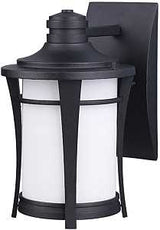 Canarm MAYA Series IOL138BK Outdoor Wall Light, 120 V, Incandescent Lamp