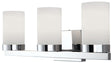 Canarm IVL429A03CH Vanity Light, Chrome Fixture, 100 W, 3-Lamp, A Lamp, Steel Fixture