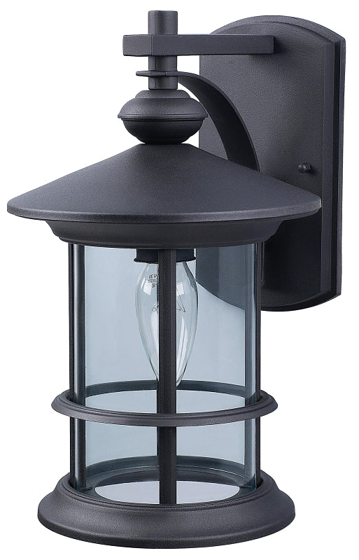 Canarm IOL124BK Downlight, 8 in W x 9-3/4 in D x 14-1/4 in H Dimensions, Steel Fixture, Black Fixture