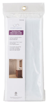 Simple Spaces SD-PCP01-F3L Shower Curtain, Vinyl, Frosted, Frosted