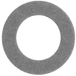 Danco 35311B Faucet Washer, #8, 7/16 in ID x 13/16 in OD Dia, 1/16 in Thick, Rubber, Pack of 5