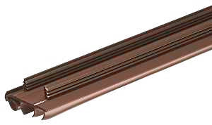 Frost King UDS36 Door Bottom, Brown, 36 in L, 1-3/4 in W, Vinyl, Includes: Screw Nails