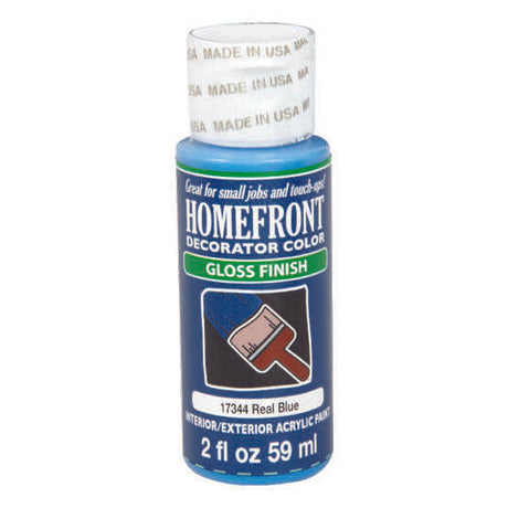Homefront Gloss Real Blue Hobby Paint 2 oz, Pack of 3