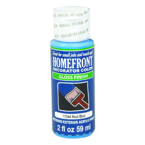 Homefront Gloss Real Blue Hobby Paint 2 oz, Pack of 3