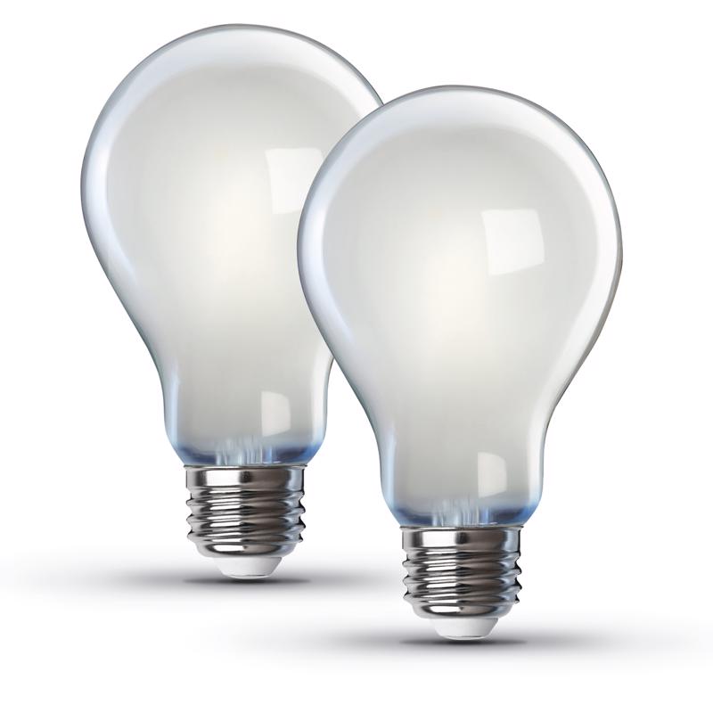 Feit Enhance A19 E26 (Medium) LED Bulb Soft White 100 Watt Equivalence 2 pk
