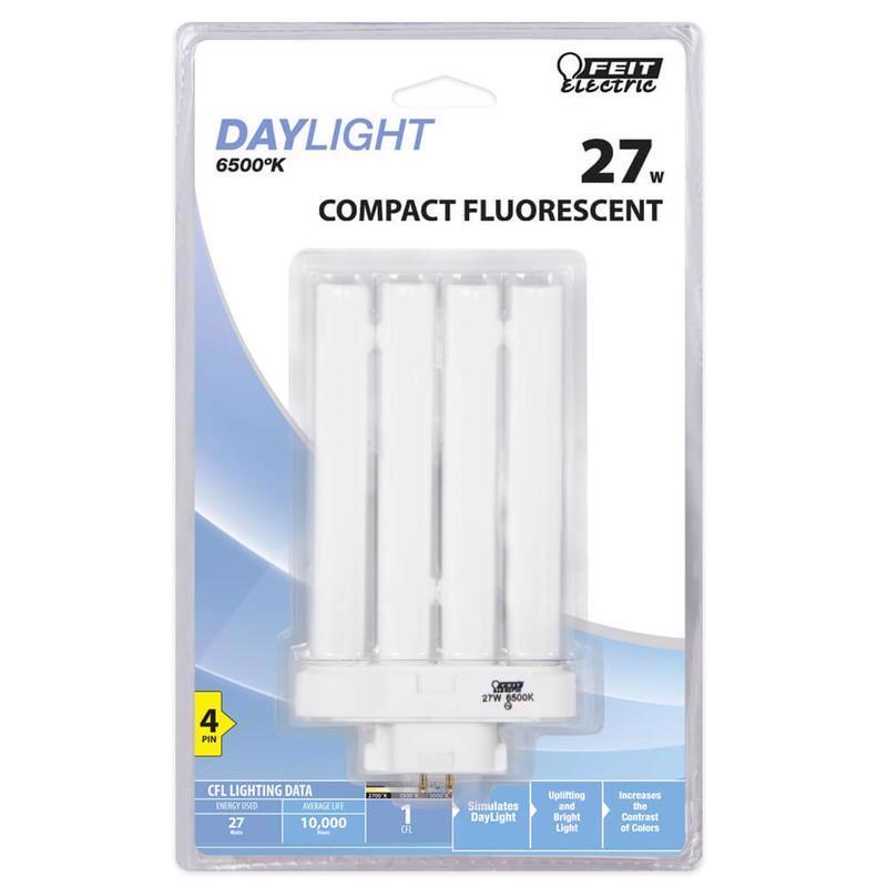 Feit 27 W PL 5.875 in. L CFL Bulb Daylight Specialty 6500 K 1 pk