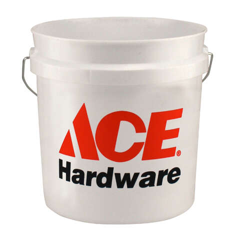 Ace White 2 gal Bucket, Pack of 10