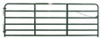 Tarter 2RG6 Bull Gate, 6 ft W Gate, 52 in H Gate, Steel Frame, Red