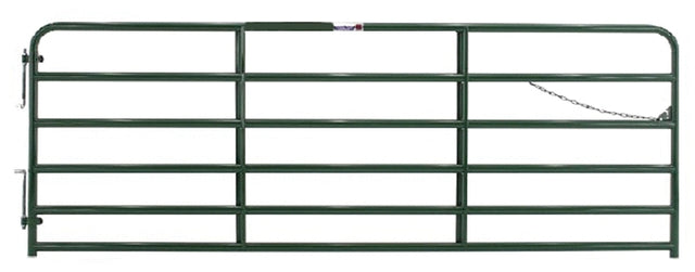 Tarter 2RG6 Bull Gate, 6 ft W Gate, 52 in H Gate, Steel Frame, Red