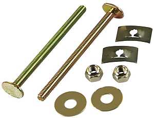 Danco 88920 Closet Bolt, 1/4 x 3-1/2 in Dimensions, Brass
