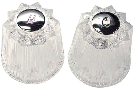 Danco 88445 Faucet Handle, Large Windsor, Specifications: 2.65 in OD, 2-3/8 in Dia Base, Acrylic