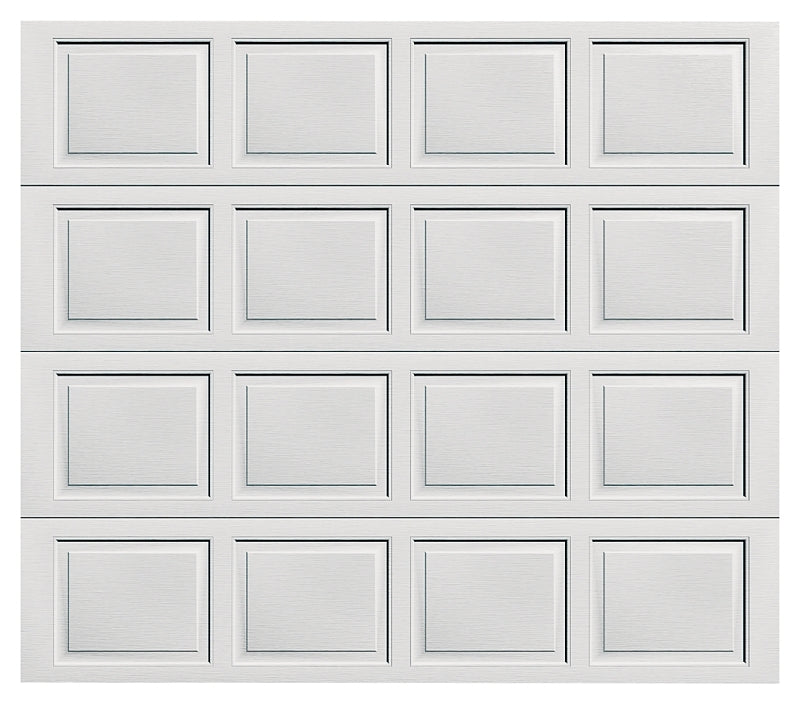 Wayne Dalton 8000 Garage Door, 8 ft W Door, 7 ft H Door, Steel Door, White