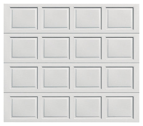 Wayne Dalton 8000 Garage Door, 8 ft W Door, 7 ft H Door, Steel Door, White