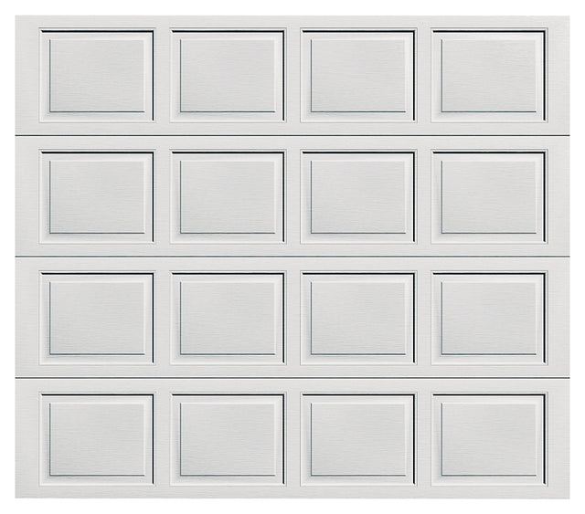 Wayne Dalton 8000 Garage Door, 8 ft W Door, 7 ft H Door, Steel Door, White