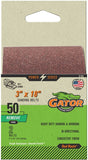 Gator 3169 Sanding Belt, 3 in W, 18 in L, 50 Grit, Coarse, Aluminum Oxide Abrasive