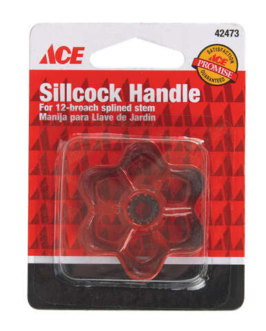 Ace Iron Red Sillcock Valve Handle 1 pc