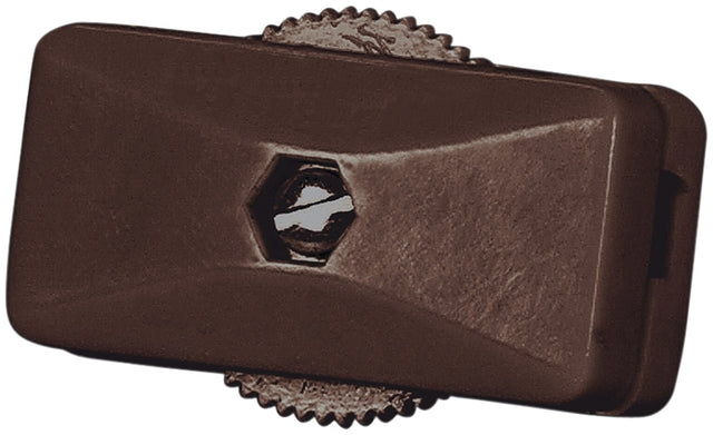 Eaton Wiring Devices BP410B-SP-L Cord Switch, 3 A, 120 V, Screw Terminal, Brown