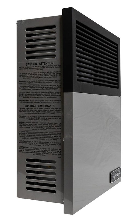 Comfort Glow DVP11 Direct Vent Wall Heater, LPG, 11,000 Btu/h BTU, 375 sq-ft Heating Area, 70 % Efficiency, Black/Gray