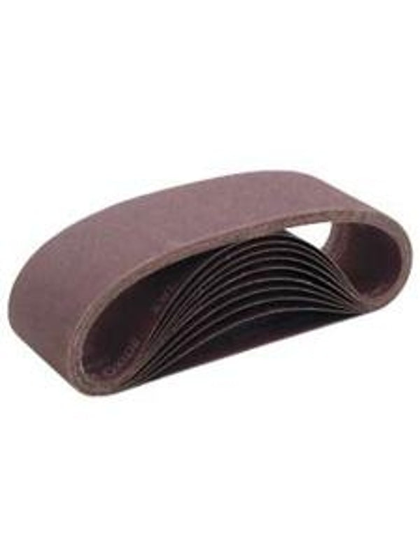 Norton Metalite R255 Series 27927 Portable Sanding Belt, 3 in W, 21 in L, 40 Grit, Extra Coarse, Aluminum Oxide Abrasive