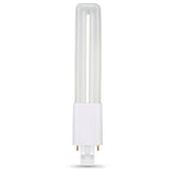 Feit Electric BPPL13/841/LEDG2HDRP Replacement LED Bulb, PL Lamp, 13 W Equivalent, GX23 Lamp Base, White, Cool White