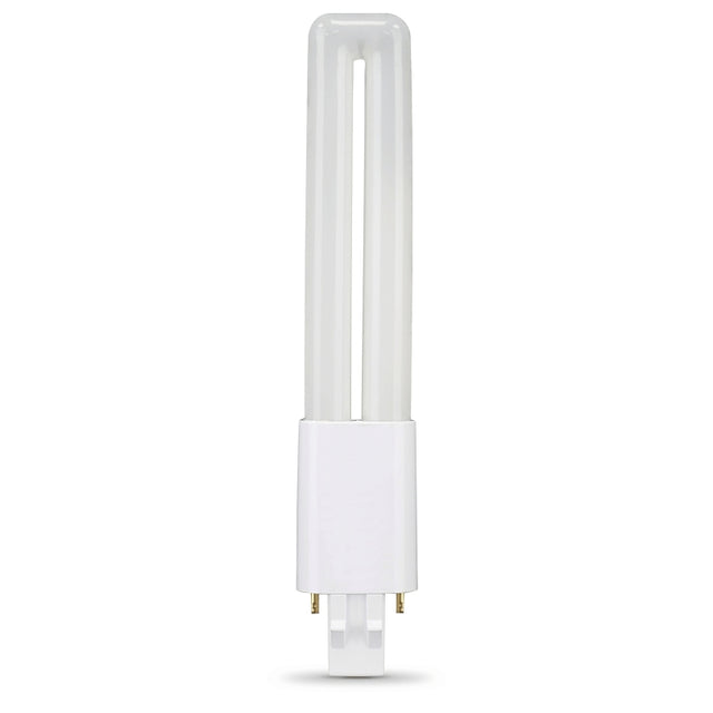 Feit Electric BPPL13/841/LEDG2HDRP Replacement LED Bulb, PL Lamp, 13 W Equivalent, GX23 Lamp Base, White, Cool White
