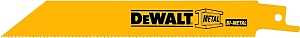 DEWALT DW4808B25 Reciprocating Saw Blade, Applicable Materials: Angle Iron, Fiberglass, Metal, 3/4 in W, 6 in L