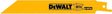 DEWALT DW4808B25 Reciprocating Saw Blade, Applicable Materials: Angle Iron, Fiberglass, Metal, 3/4 in W, 6 in L