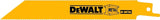 DEWALT DW4808B25 Reciprocating Saw Blade, Applicable Materials: Angle Iron, Fiberglass, Metal, 3/4 in W, 6 in L