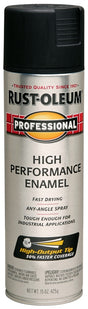 Rust-Oleum 239107 Enamel Spray Paint, 15 oz Can, 14 sq-ft Coverage Area, Solvent Base, Semi-Gloss, Black
